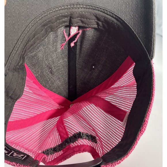 Surf Blue Dawn Patrol Performance Adjustable Snapback Mesh Hat Pink Gray - Picture 6 of 9